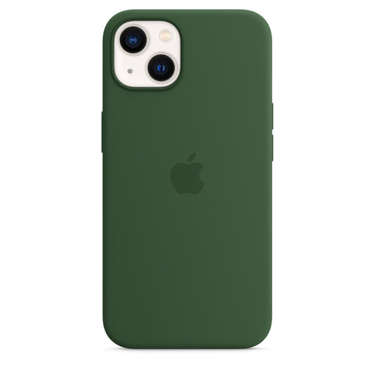 Dark Green Original Premium Silicone Case for Apple Iphone 13