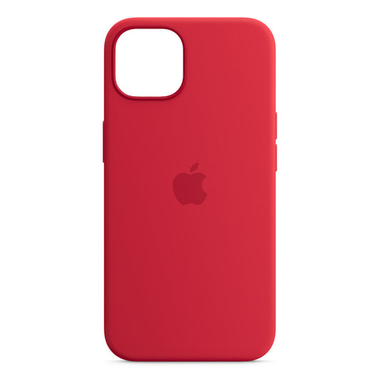Red Original Premium Silicone Case for Apple Iphone 13