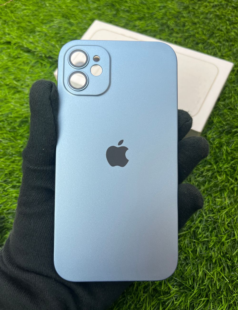 Sierra Blue Matte Finish Premium Case for Apple IPhone 12