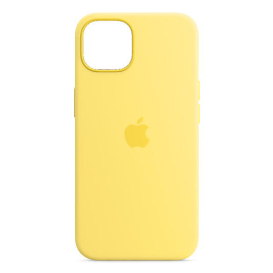 Yellow Original Premium Silicone Case for Apple Iphone 13