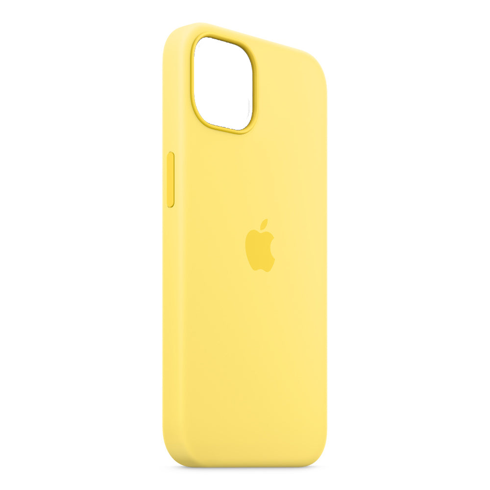 Yellow Original Premium Silicone Case for Apple Iphone 13
