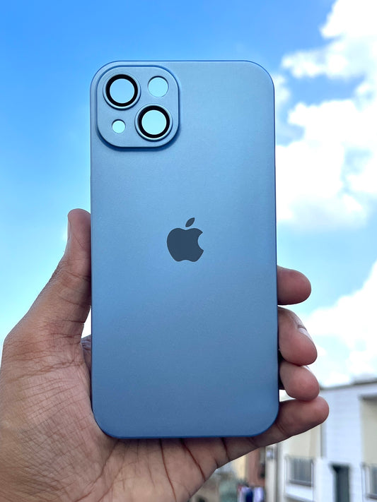 Sierra Blue Matte Finish Premium Case for Apple Iphone 14