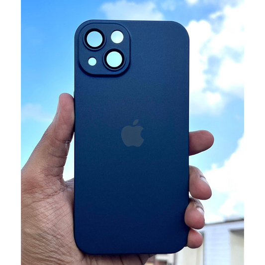 Deep Blue Matte Finish Premium Case for Apple Iphone 14 Plus