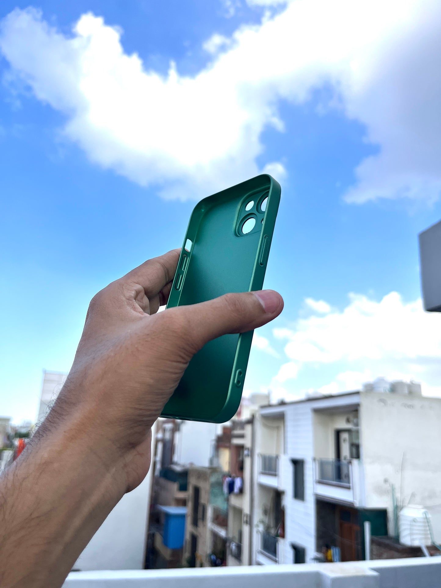 Green Matte Finish Premium Case for Apple Iphone 14
