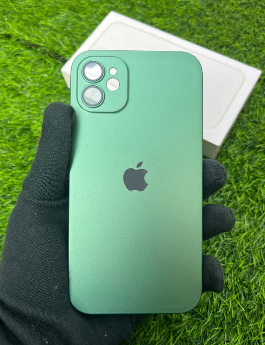 Green Matte Finish Premium Case for Apple Iphone 11