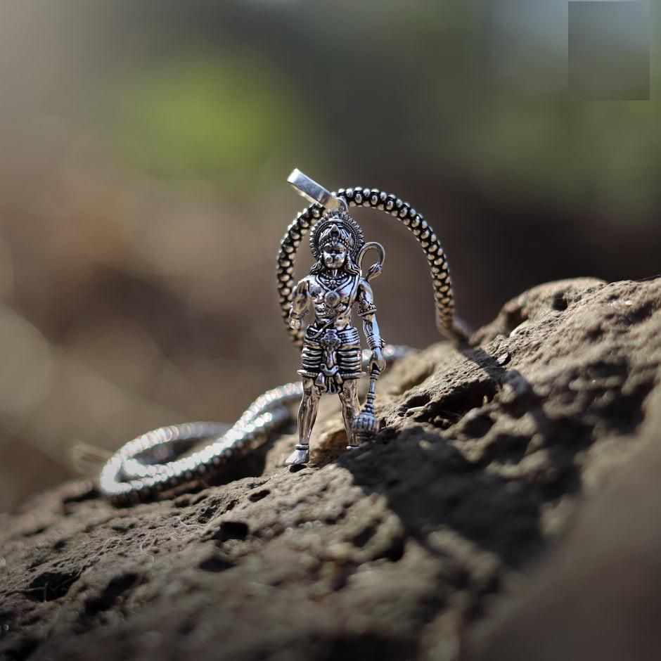 Lord Hanuman Pendant with Chain - Wayoftrend