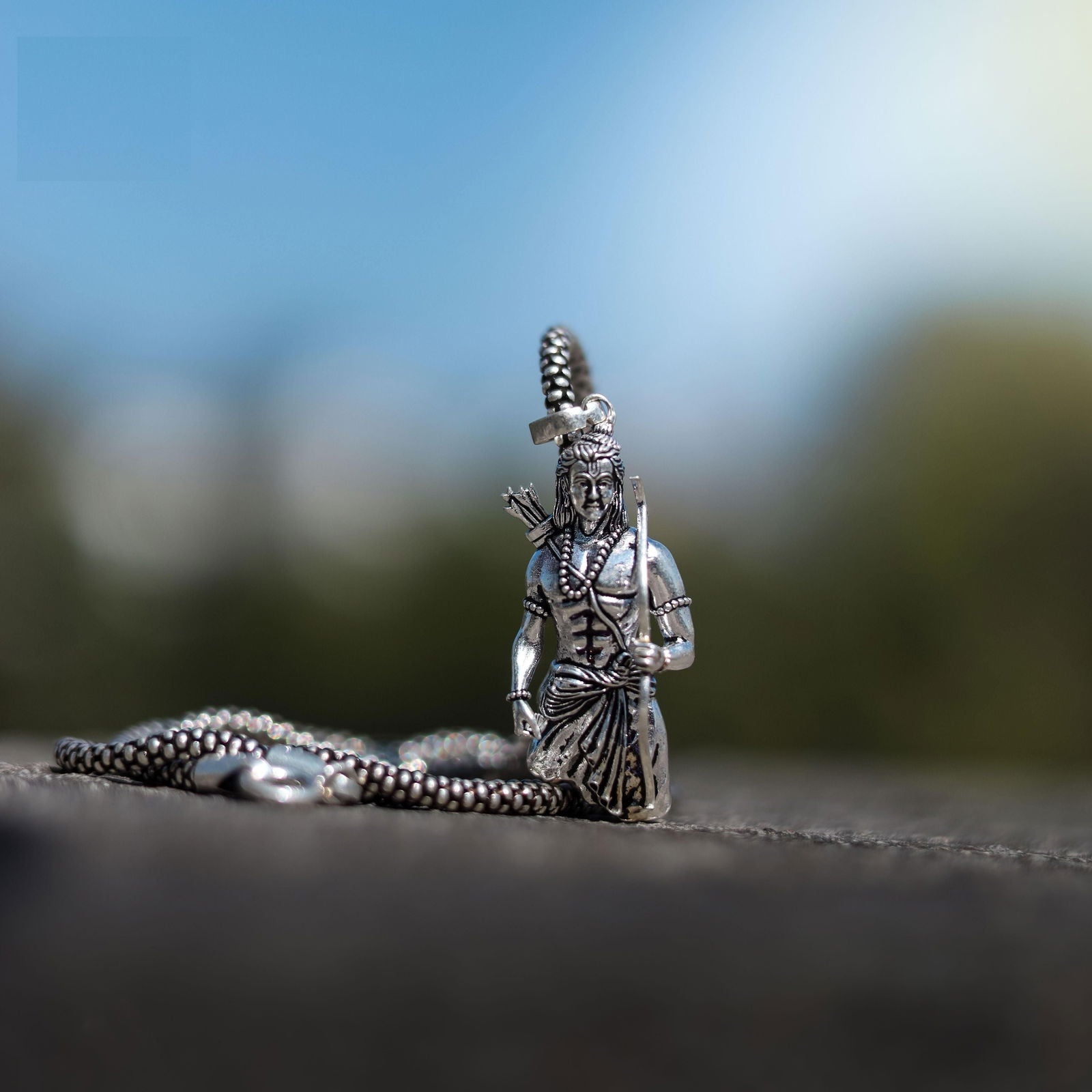 Lord Ram Pendant With Chain - Wayoftrend