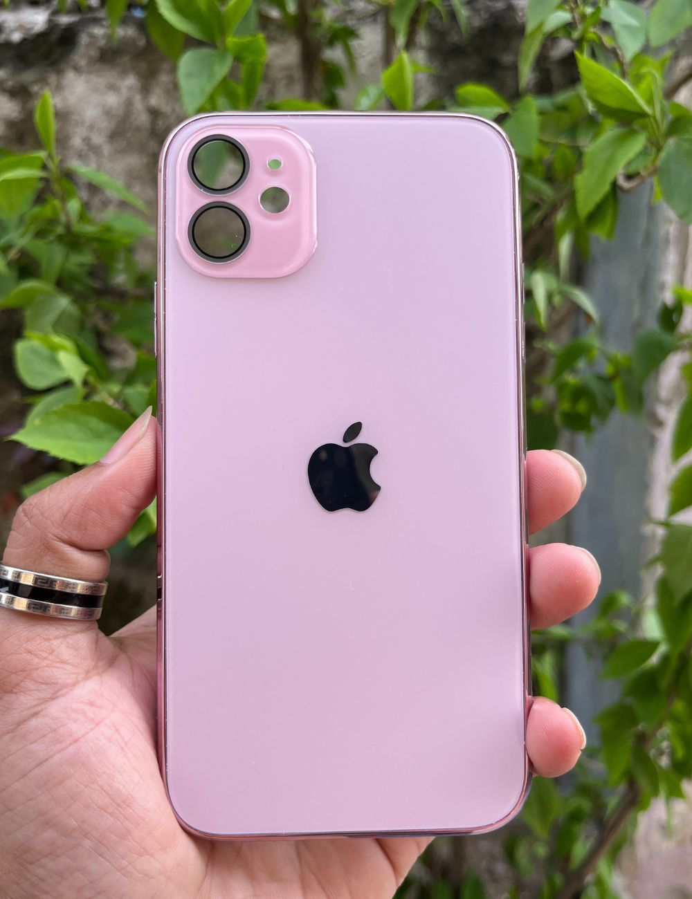Rose Gold Electroplated Chrome Glass Lense Case For Apple Iphone 11 - Wayoftrend