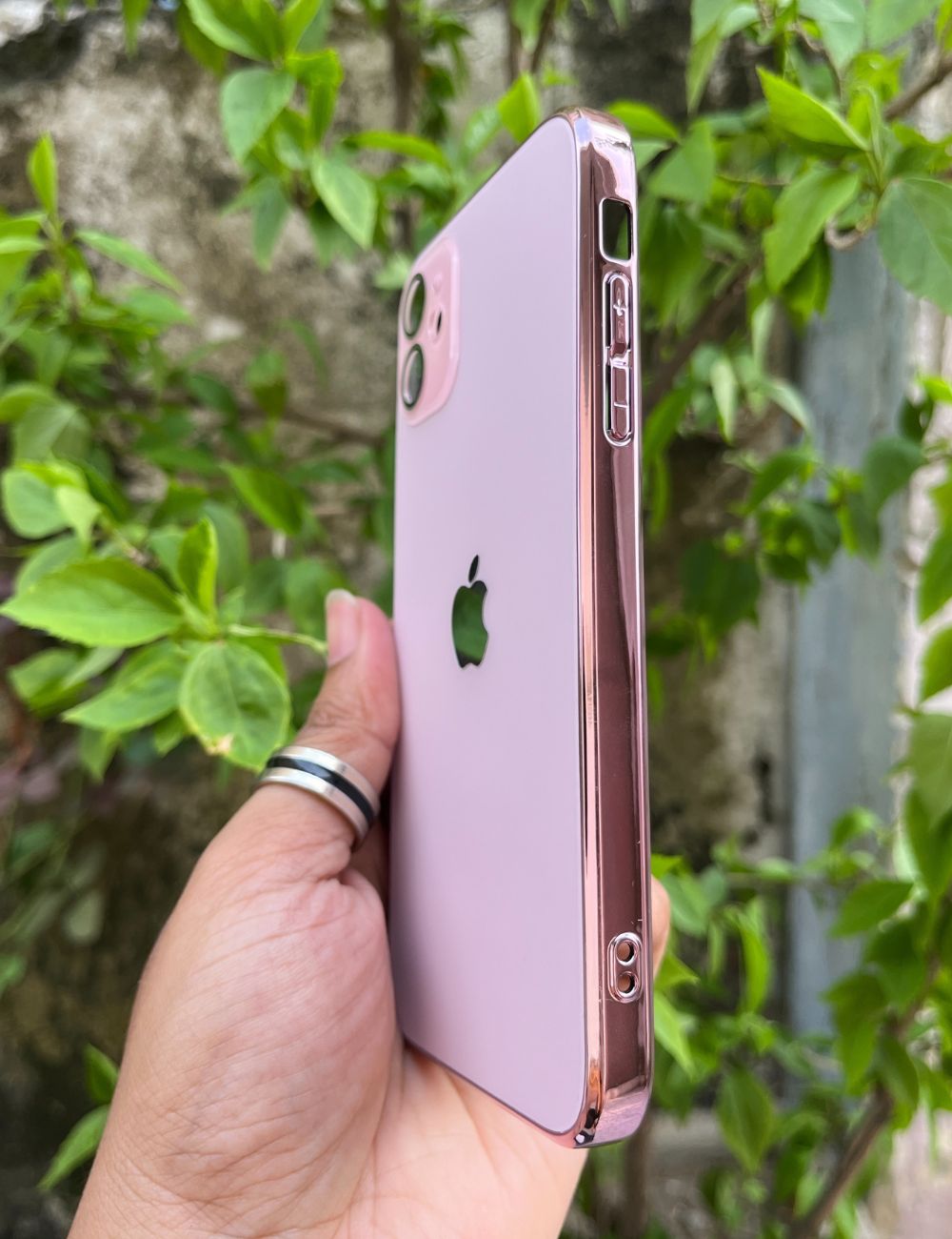 Rose Gold Electroplated Chrome Glass Lense Case For Apple Iphone 11 - Wayoftrend