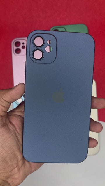 Deep Blue Matte Finish Premium Case for Apple Iphone 11