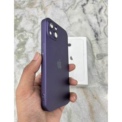 Deep Purple Matte Finish Premium Case for Apple Iphone 14